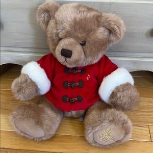 Harrods Teddy Bear 2013 Red Jacket